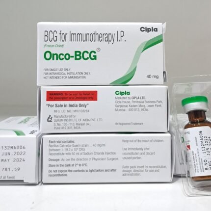 Onco BCG 40mg Injection by Cipla Pharma for bladder cancer immunotherapy
