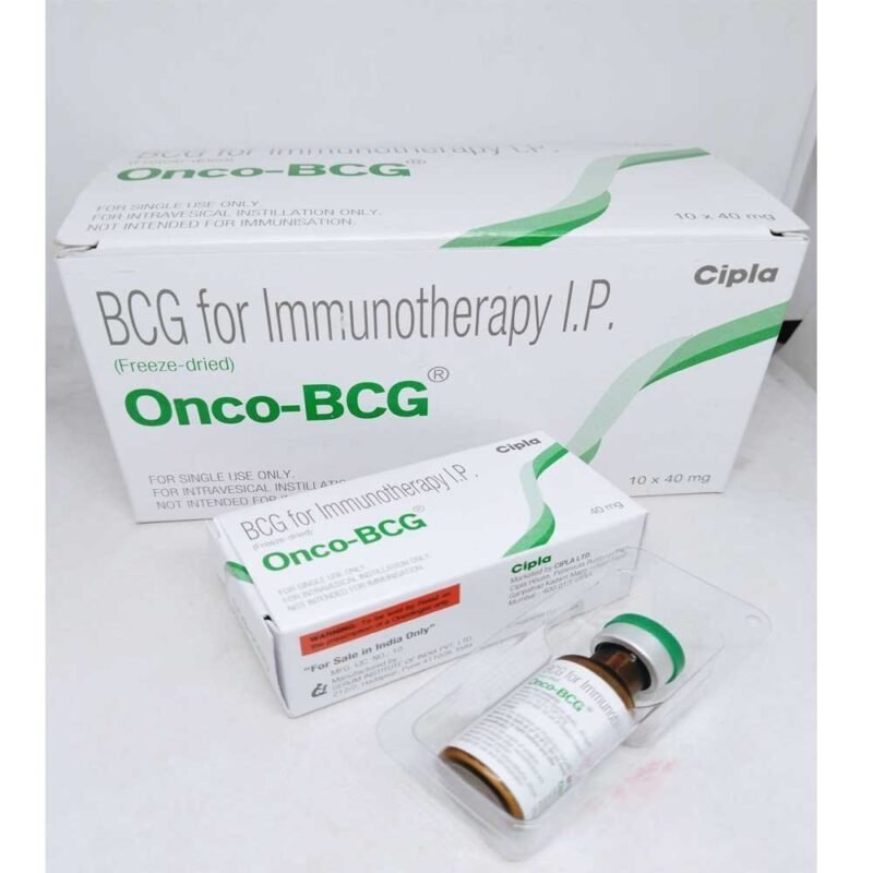Onco BCG 40mg Injection by Cipla Pharma for bladder cancer immunotherapy