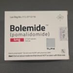 Bolemide 4mg Capsule (Pomalidomide) oncology medicine pack by TLPH Laos used for multiple myeloma treatment.