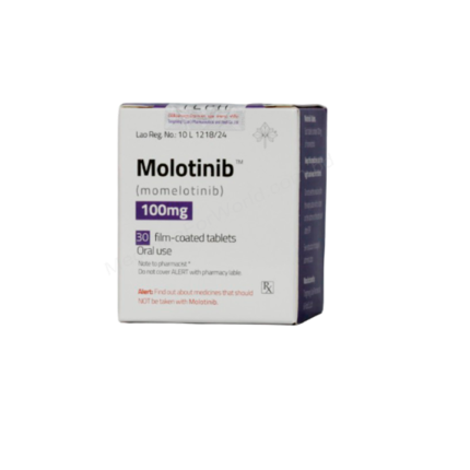 Molotinib 100mg Tablet Momelotinib imported medicine for myelofibrosis treatment in Pakistan