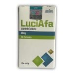 LuciAfa 40mg Tablet (Afatinib) by Lucius Pharmaceuticals – Pack of 30 tablets for the treatment of EGFR-positive non-small cell lung cancer.