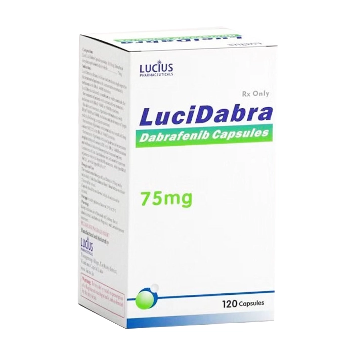 LuciDabra 75mg Capsule (Dabrafenib) LuciDabra 75mg Capsule (Dabrafenib) 120 Capsules by Lucius Pharmaceuticals