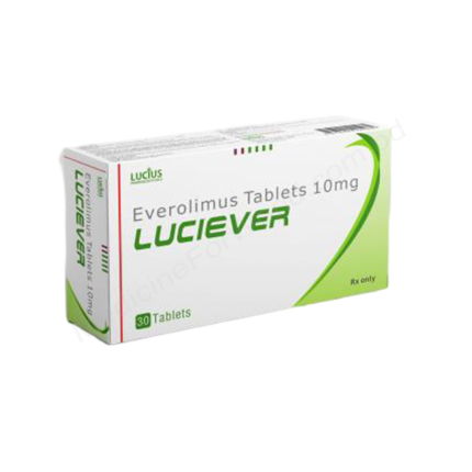 LuciEver 10mg Tablet, LuciEver 10mg Tablet (Everolimus), Everolimus 10mg Tablet, Lucius Pharmaceuticals Everolimus, Everolimus Targeted Cancer Therapy