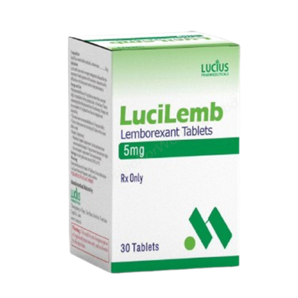 LuciLemb 5mg Tablet (Lemborexant) 30 Tablets by Lucius Pharmaceuticals