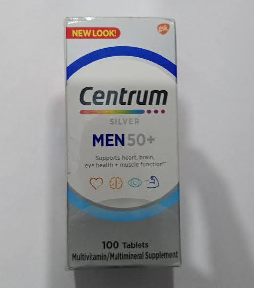 Centrum Silver Men 50 + Tablet- Imported Centrum Silver Men 50+ Tablet Imported Multivitamin for Men