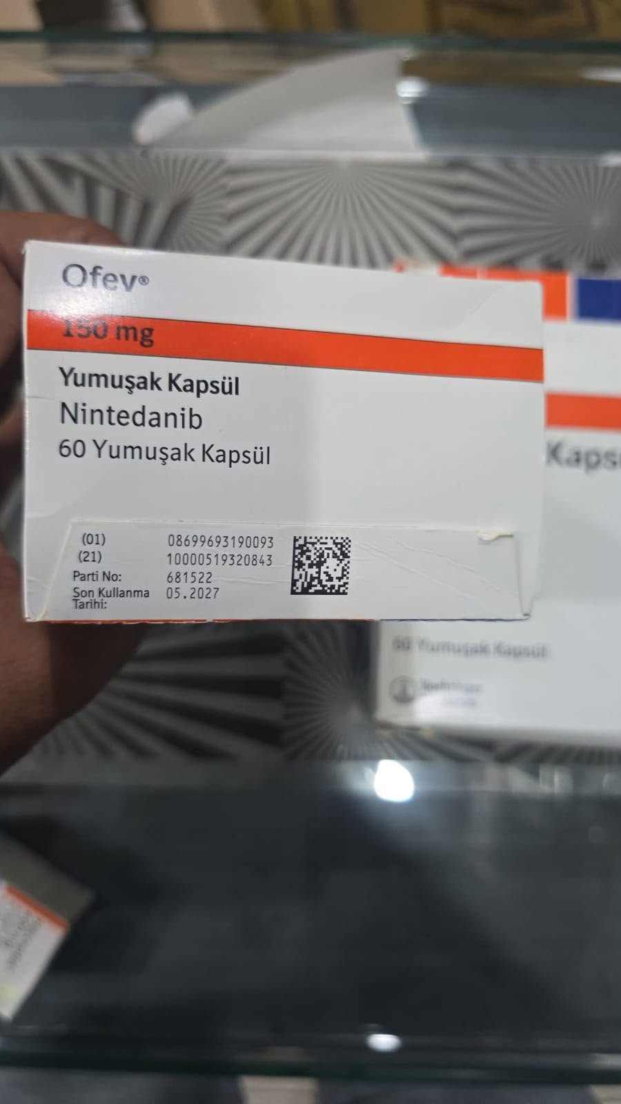 Ofev 150mg Capsule (Nintedanib) Ofev 150mg Capsule (Nintedanib) 60 Capsules by Boehringer Ingelheim