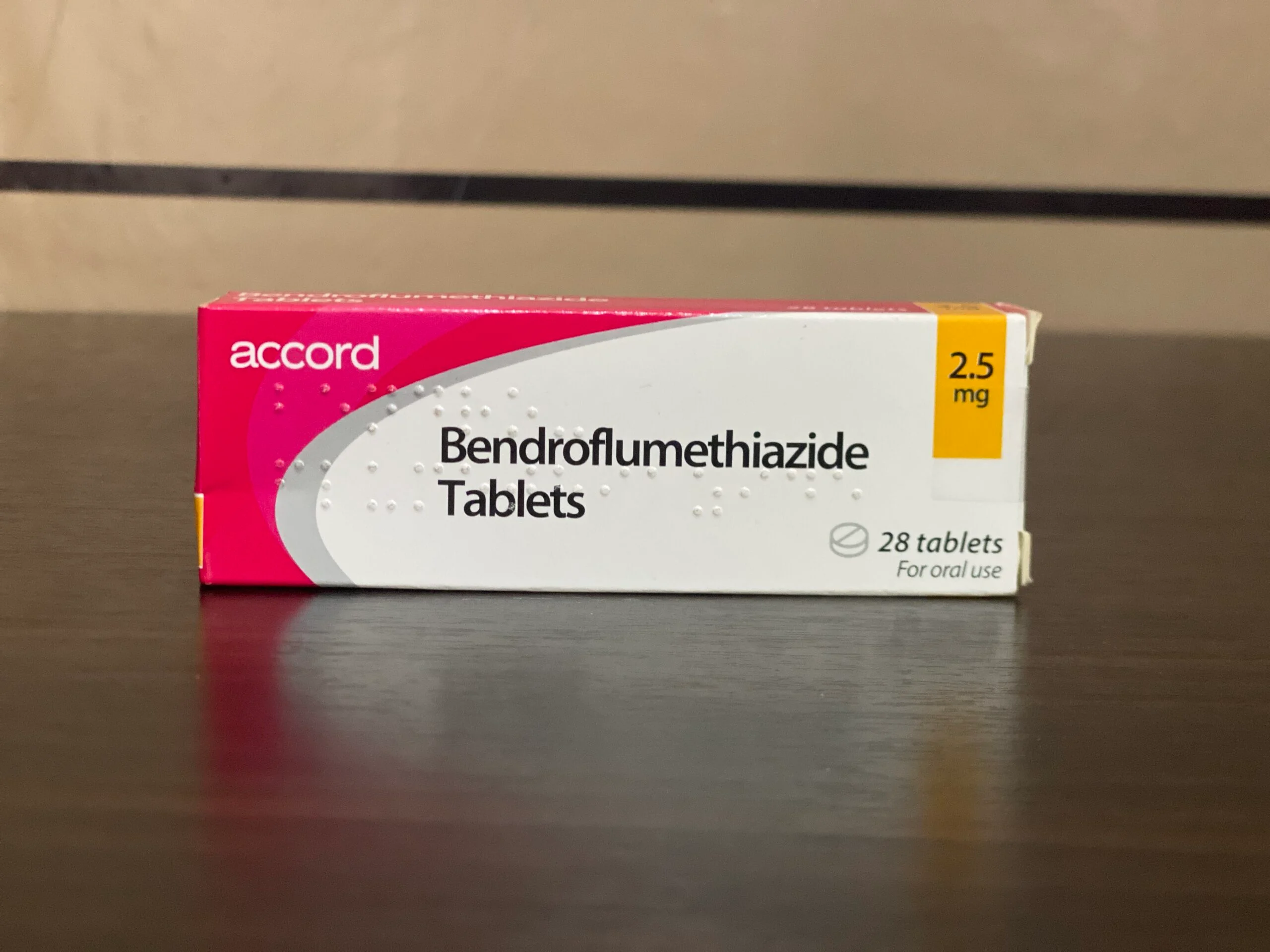 Bendroflumethiazide 2.5mg Tablet Accord Bendroflumethiazide 2.5mg Tablet 28 Tablets price in Pakistan